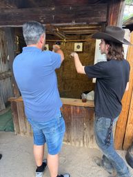 Cowboy & Cowgirl Night Out: Saloon, BB Gun Gallery, Axe Throwing, BBQ Dinner + Live Show! image 25