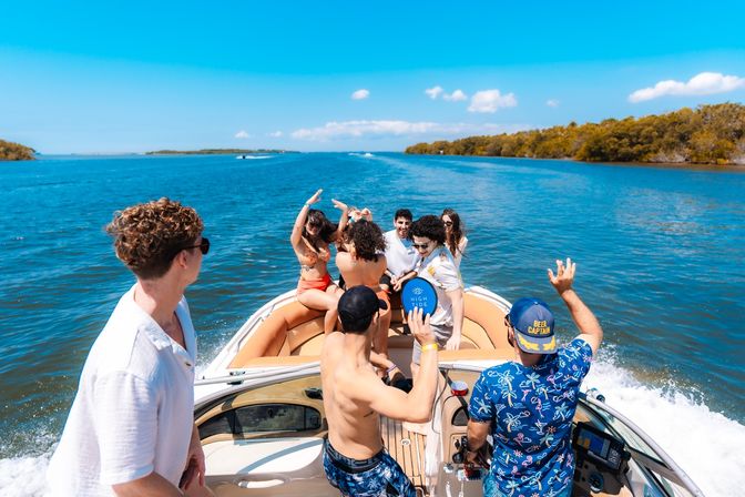 6-Hour Private Party Boat: Beer Can Island, City, Fantasy Island, Tampa Bay BYOB Adventure image 4