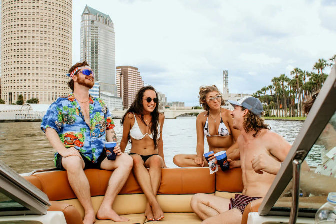 6-Hour Private Party Boat: Beer Can Island, City, Fantasy Island, Tampa Bay BYOB Adventure image 21