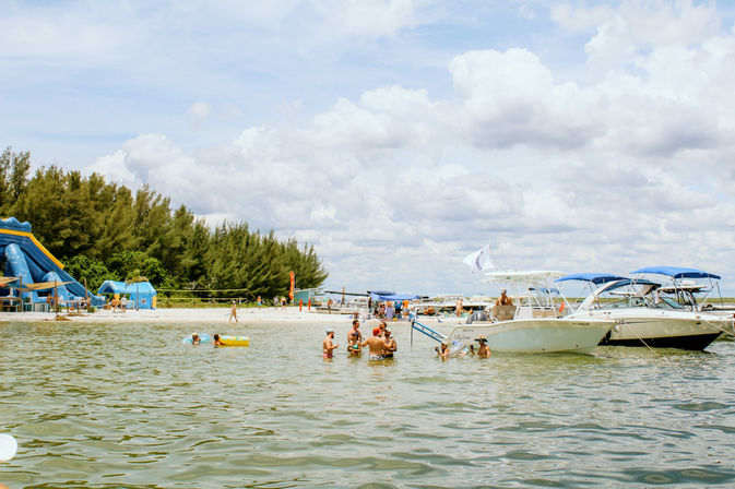 6-Hour Private Party Boat: Beer Can Island, City, Fantasy Island, Tampa Bay BYOB Adventure image 23