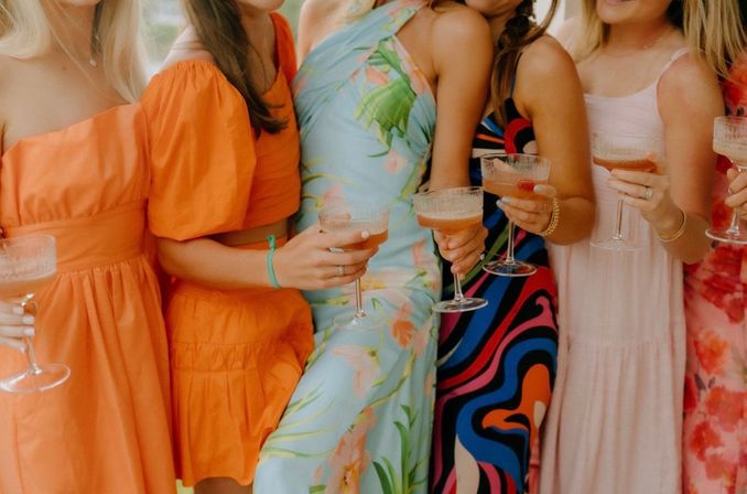 Bachelorette Cocktail Classes: Artisan Cocktails, Bride & Groom Team Trivia & Shake Off, Themed Garnishes, Group Photos & Videos. 2 Hours of fun in the comfort of your own space! image 4